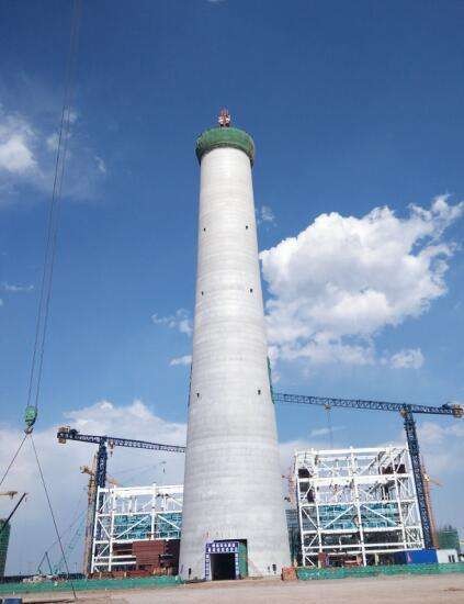 水泥烟囱新建